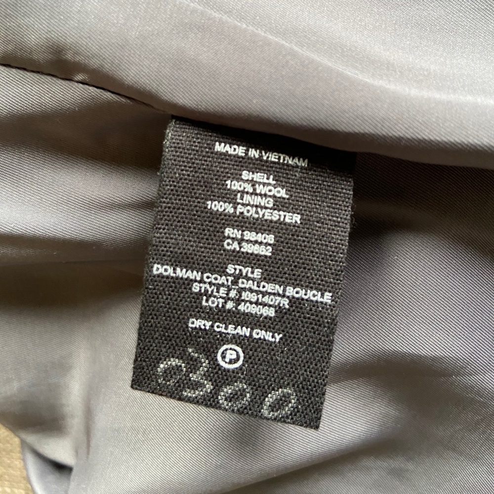 Theory Funnel Neck Wool Coat - Picture 10 of 11